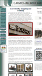 Mobile Screenshot of carmichaelboxshop.com